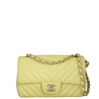Chanel Classic Flap Mini Rectangular Bag Chevron Lambskin