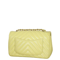Chanel Classic Flap Mini Rectangular Bag Chevron Lambskin