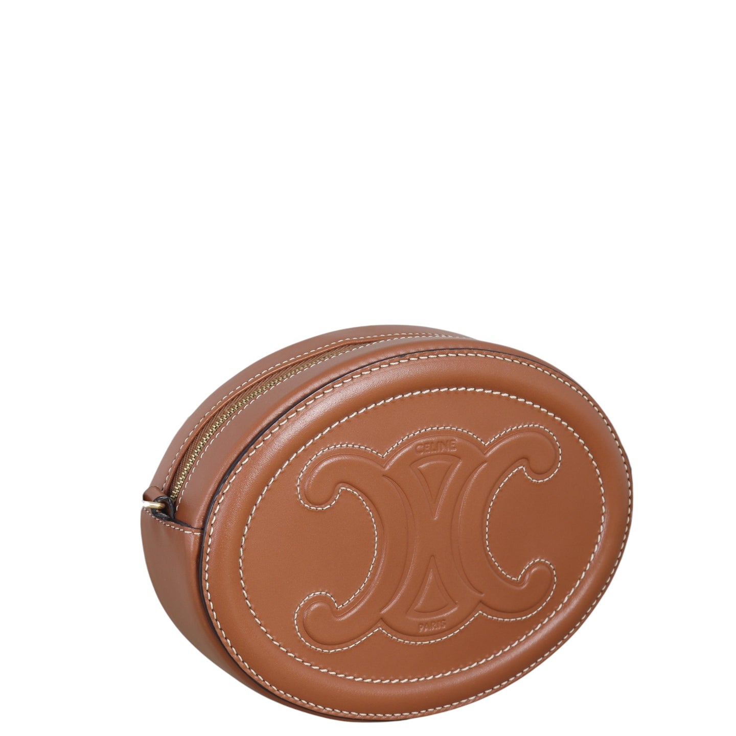 Celine Triomphe Cuir Oval Purse