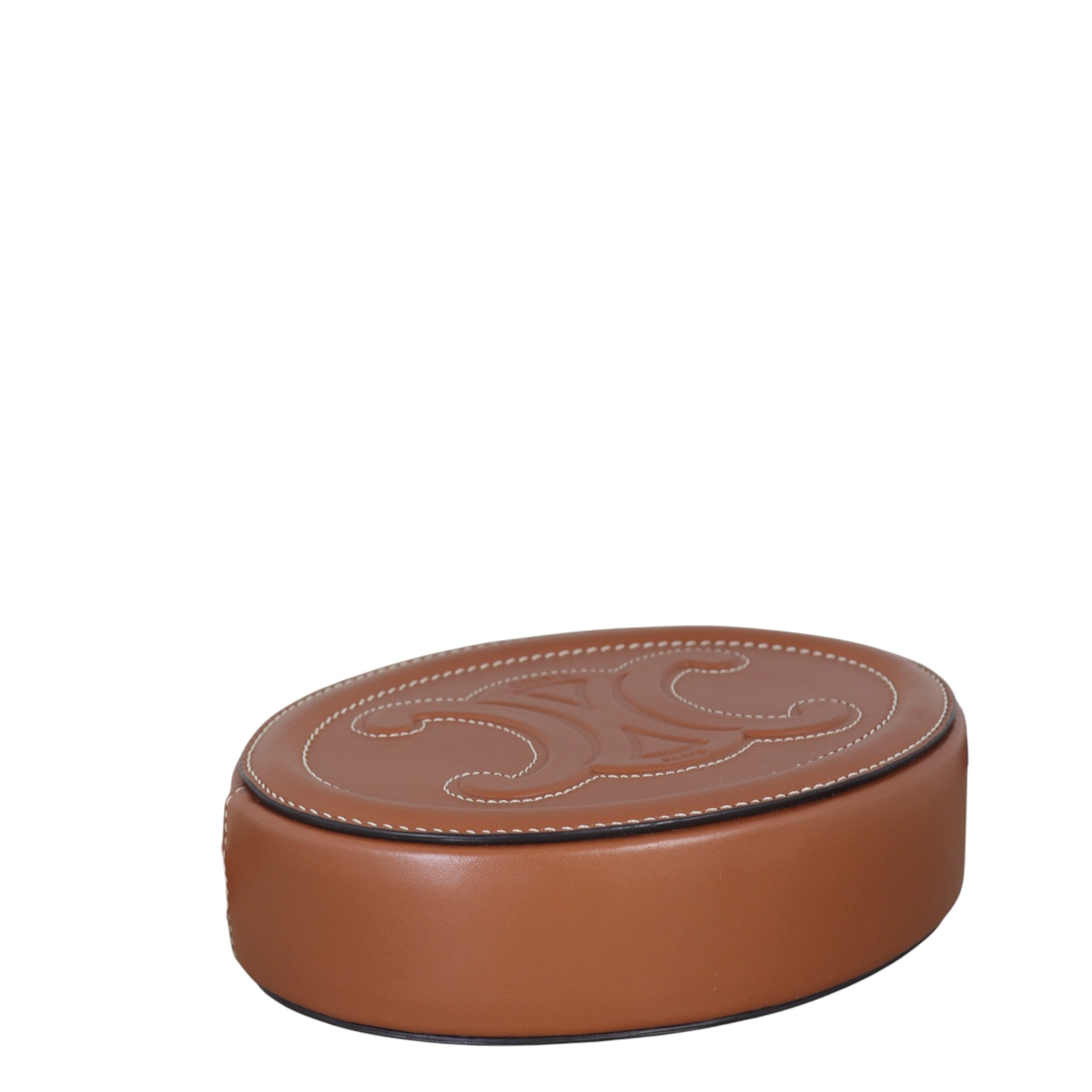 Celine Triomphe Cuir Oval Purse