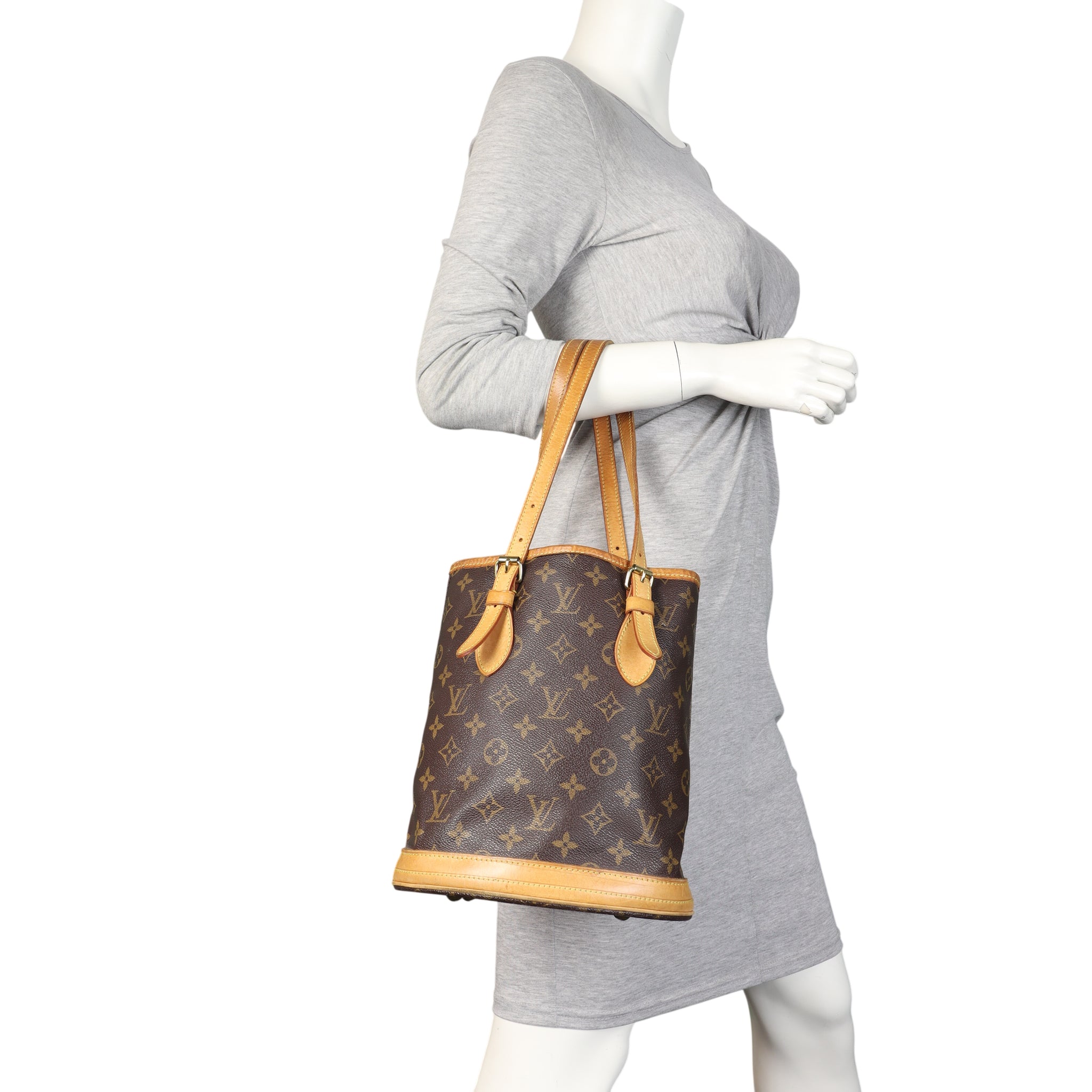 Louis Vuitton Petite Bucket Bag Monogram