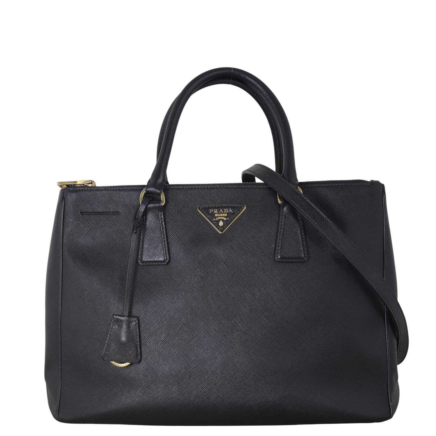 Prada Saffiano Lux Galleria Double Zip Tote Large