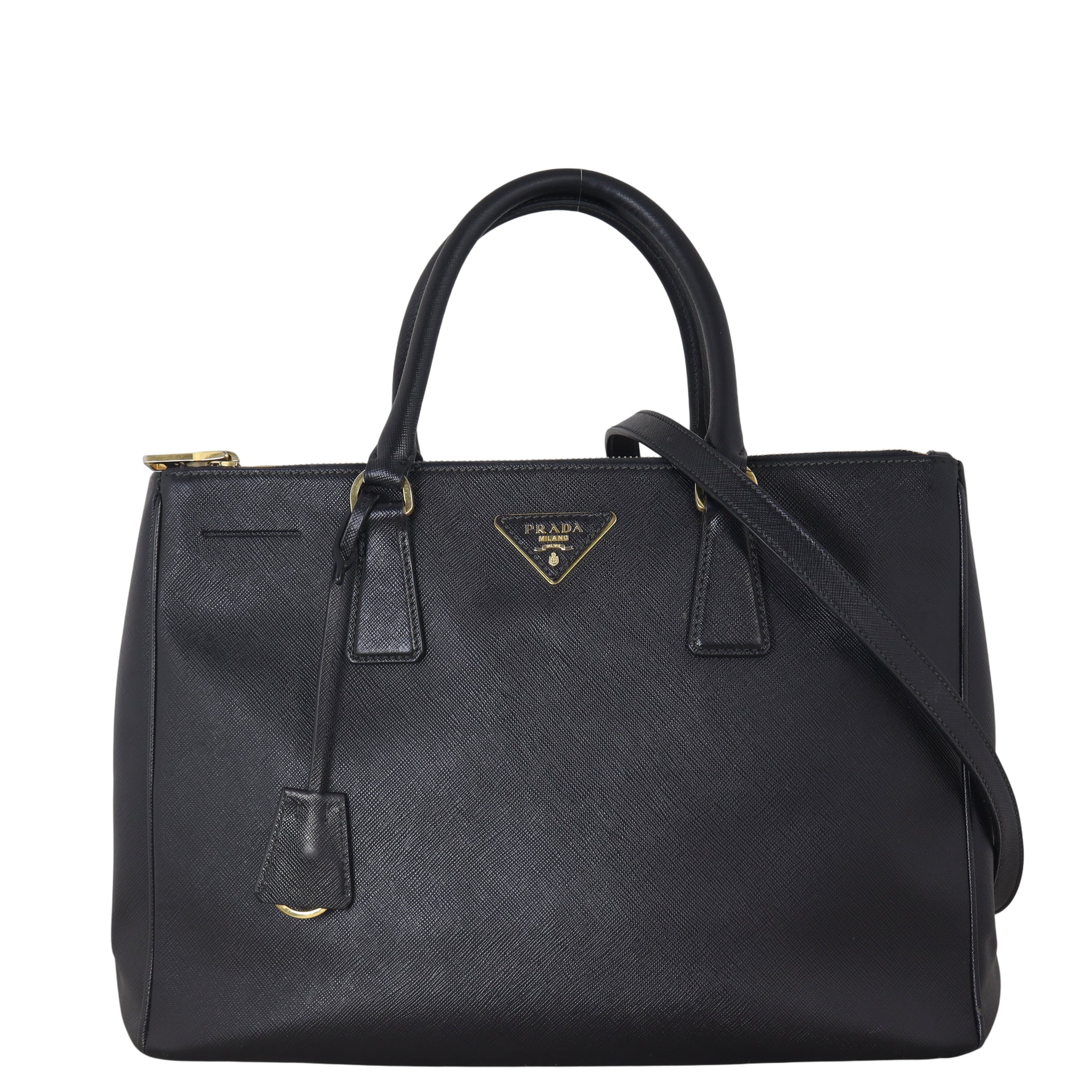 Prada Saffiano Lux Galleria Double Zip Tote Large