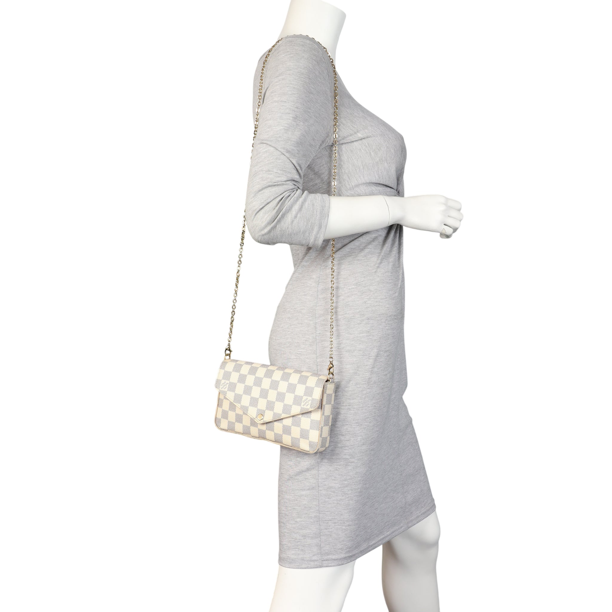 Louis Vuitton Pochette Felicie Damier Azur