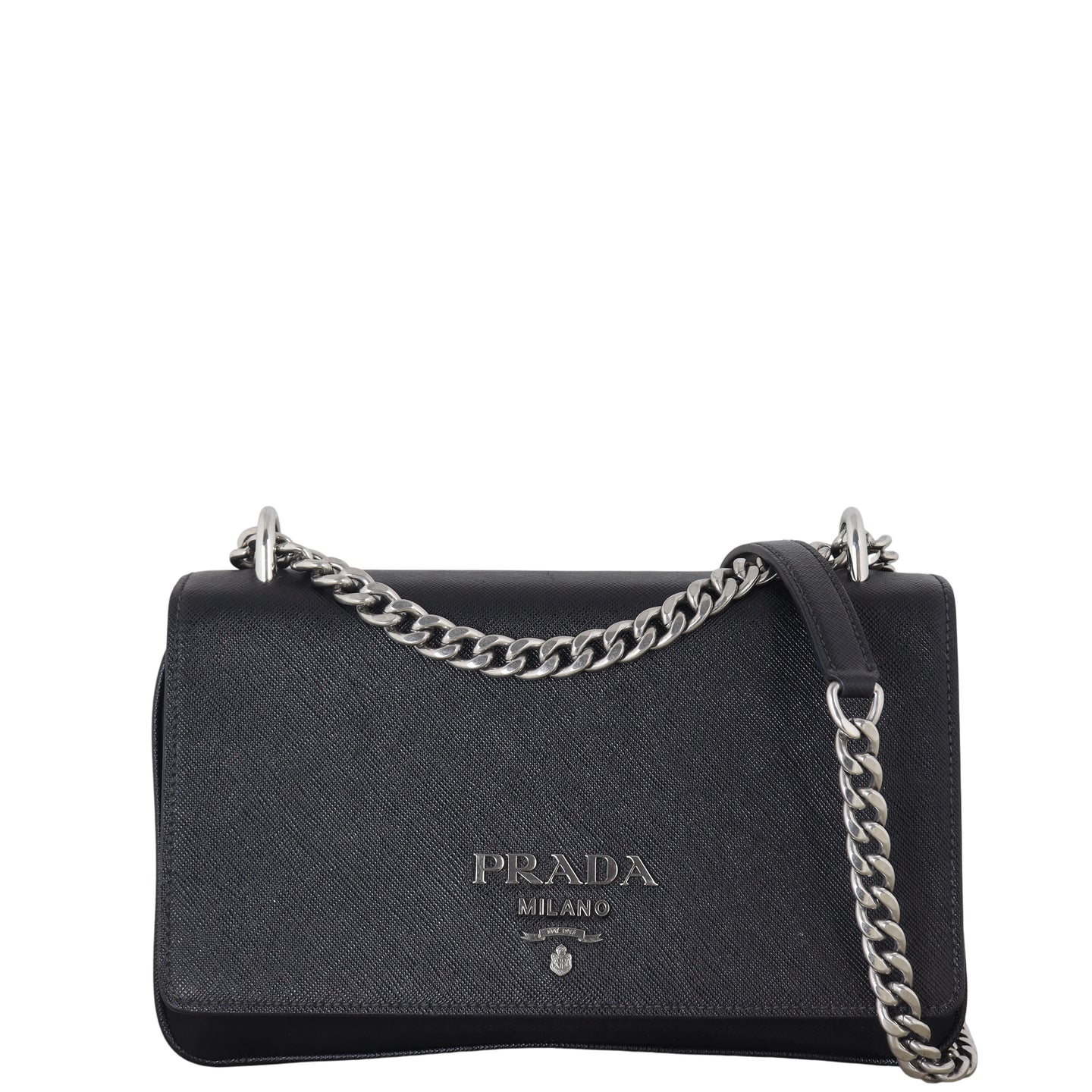Prada Saffiano Flap Chain Bag