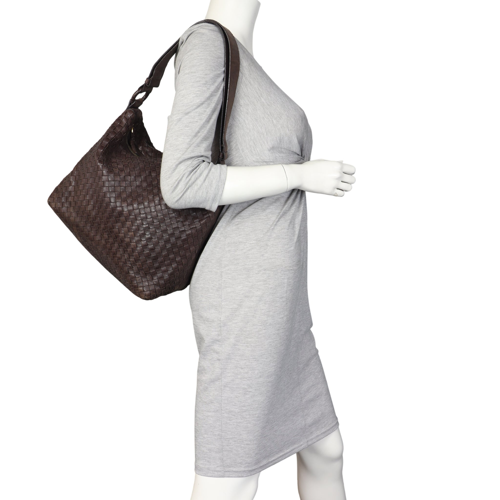 Bottega Veneta Intrecciato Pyramid Hobo