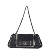 Chanel East West Accordion Flap Bag
