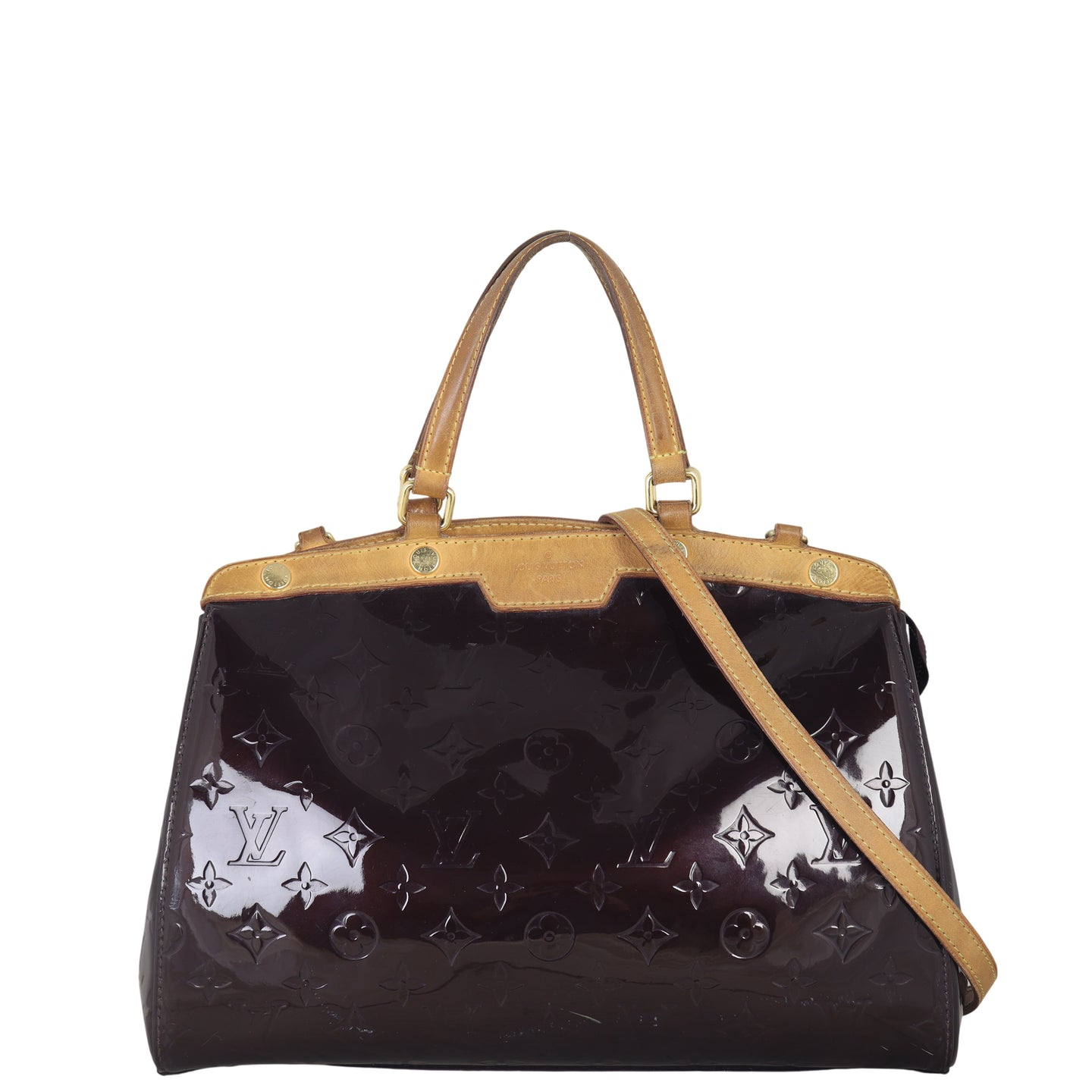 Louis Vuitton Brea MM Monogram Vernis
