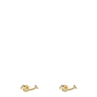 Tiffany & Co T Smile 18k Yellow Gold Earrings Mini