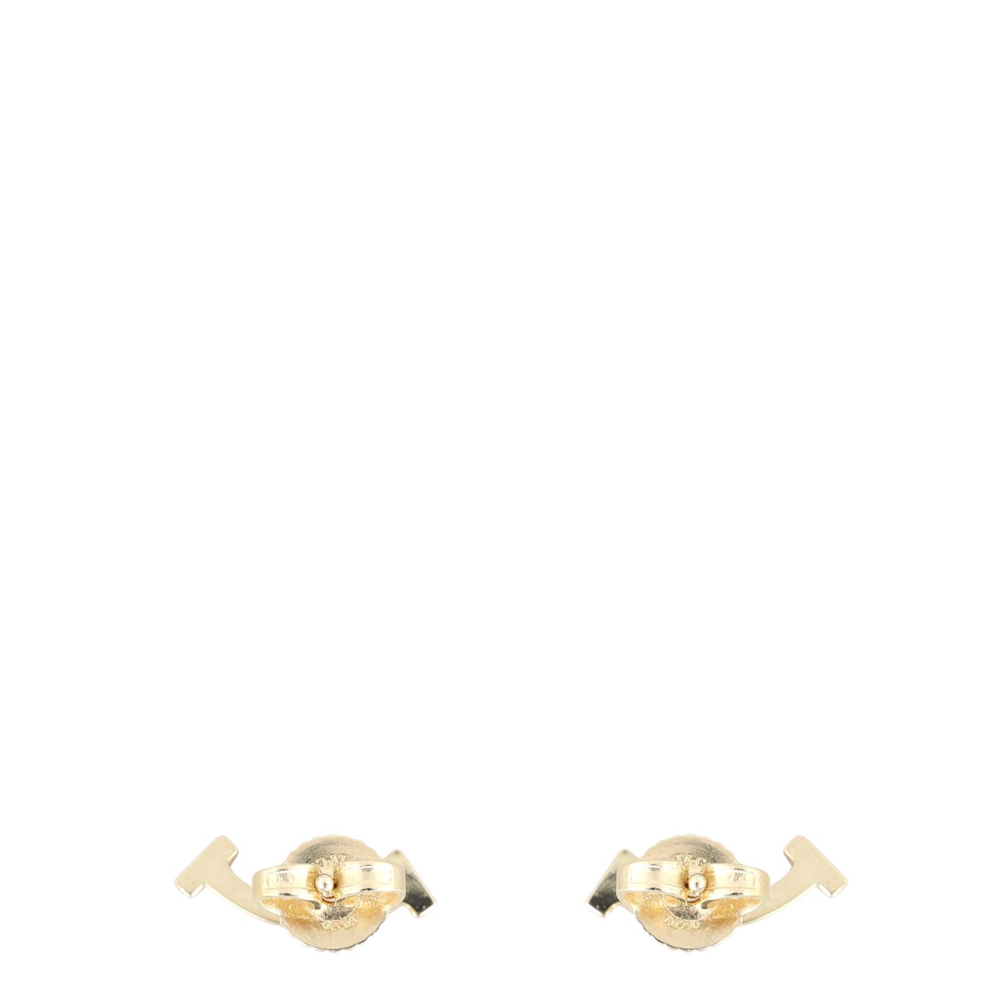 Tiffany & Co T Smile 18k Yellow Gold Earrings Mini