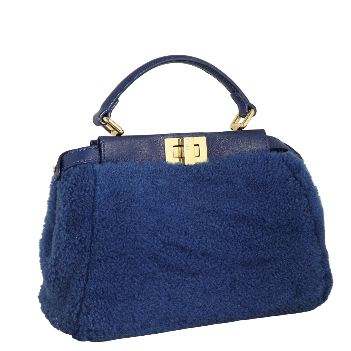 Fendi Peekaboo Mini Shearling