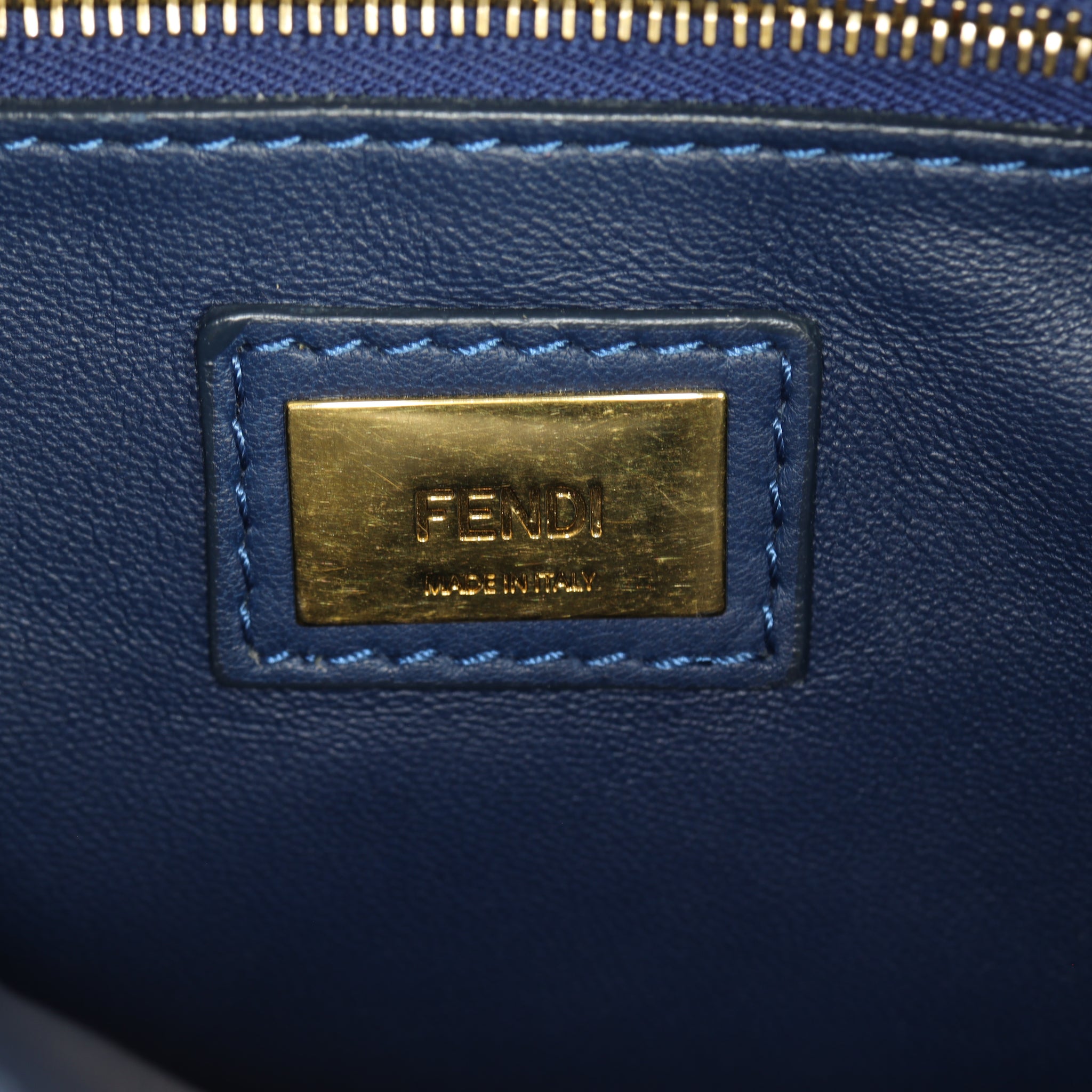 Fendi Peekaboo Mini Shearling