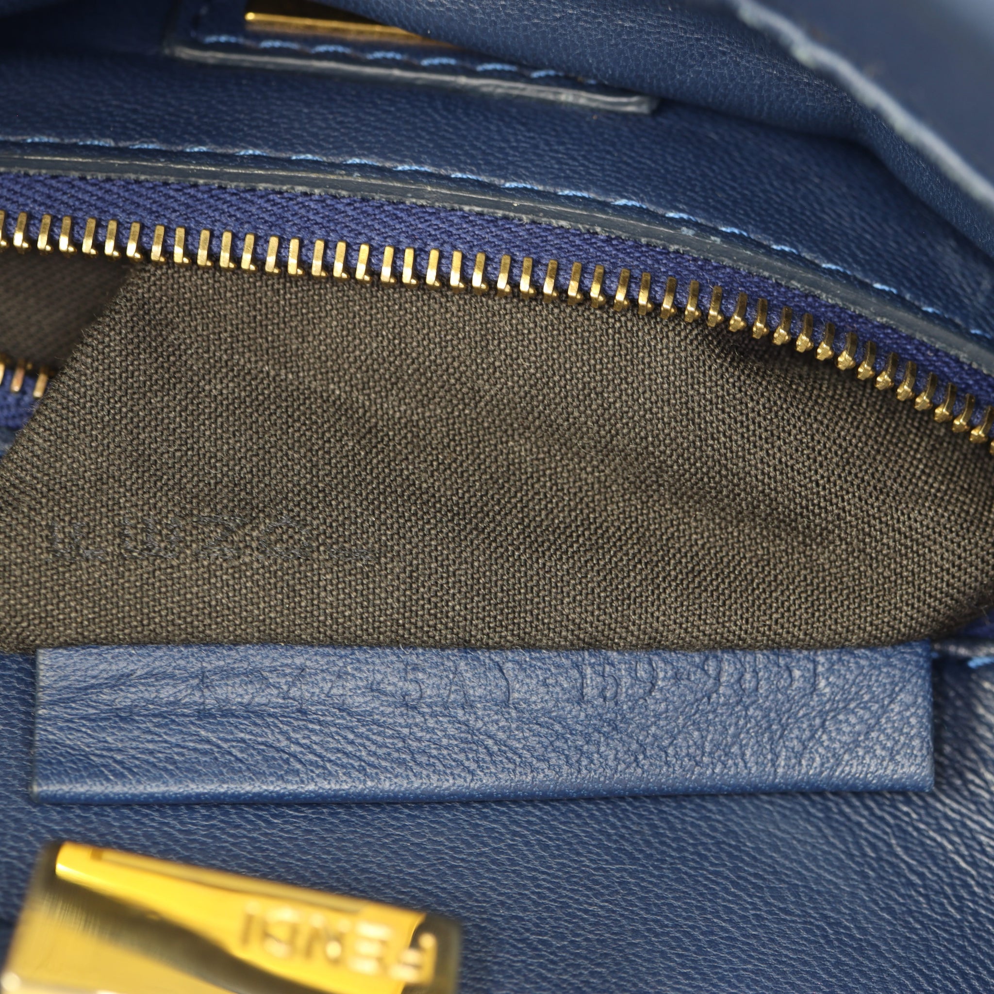 Fendi Peekaboo Mini Shearling