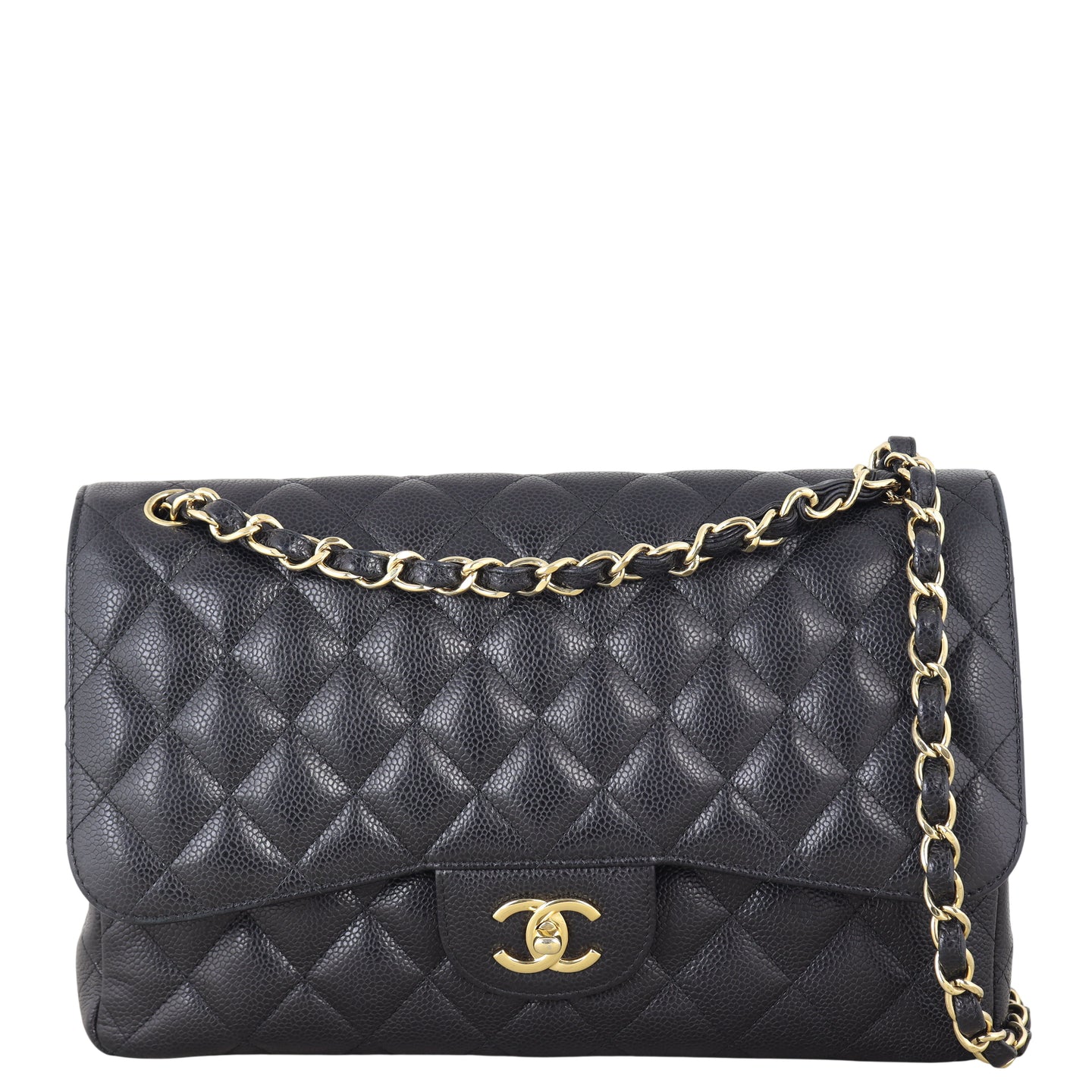 Chanel Classic Double Flap Jumbo Caviar