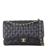 Chanel Classic Double Flap Jumbo Caviar