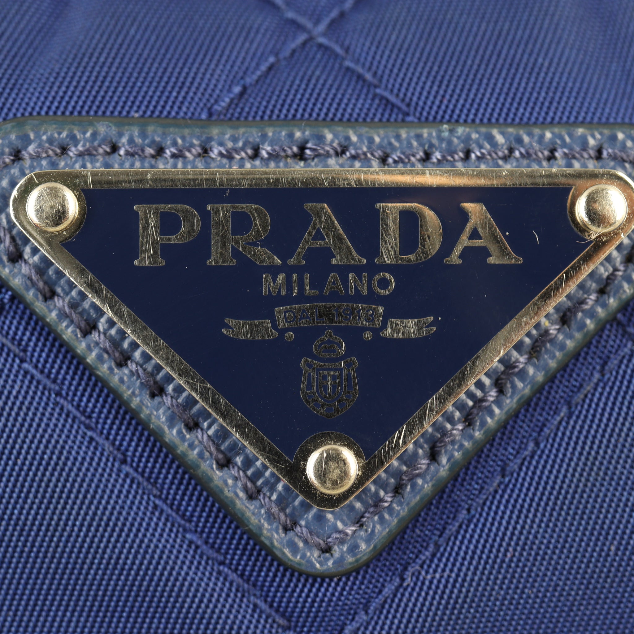 Prada Impuntu Tessuto Shoulder Bag