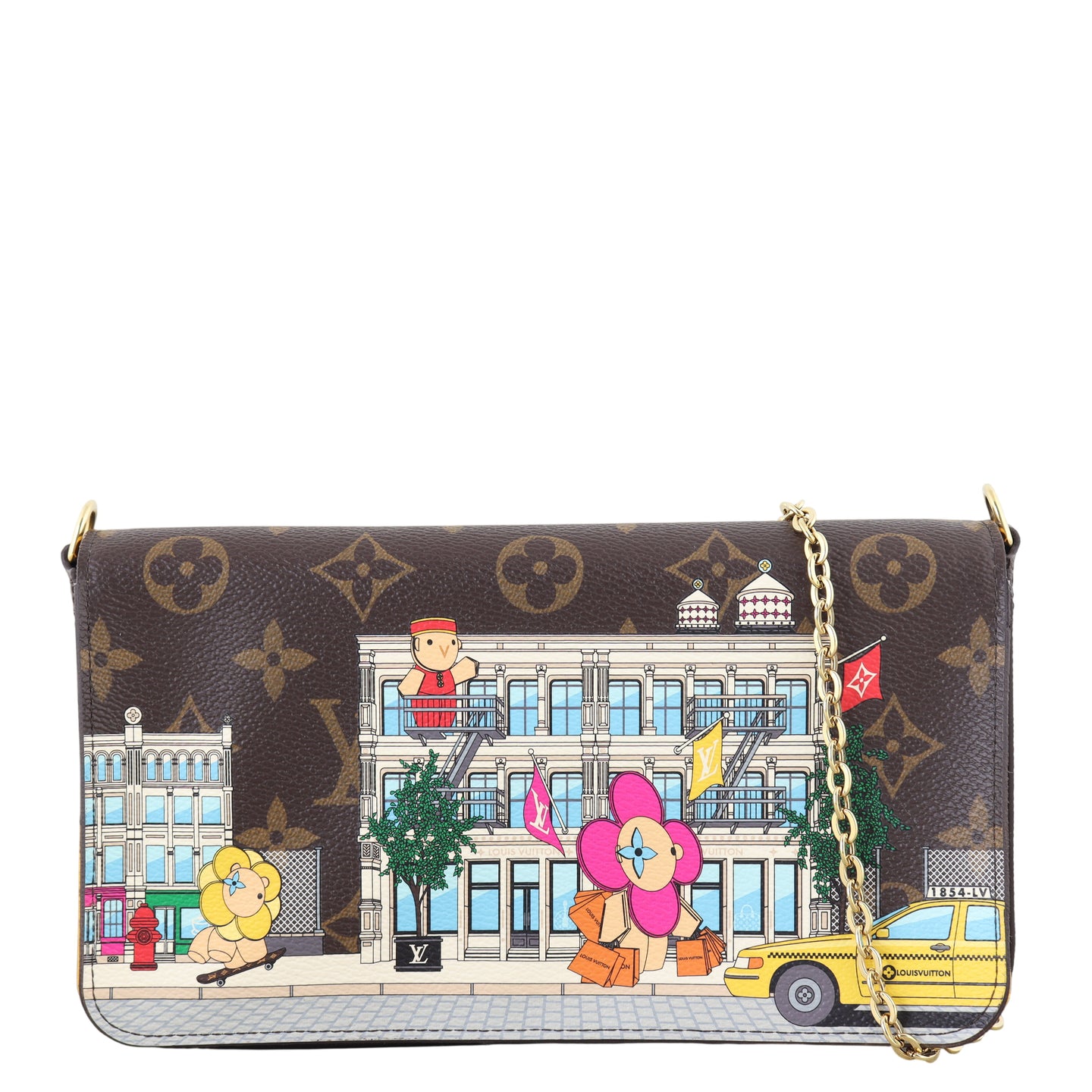Louis Vuitton Felicie Pochette Monogram Vivienne Christmas 2022