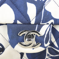 Chanel Single Flap Medium Floral Silk