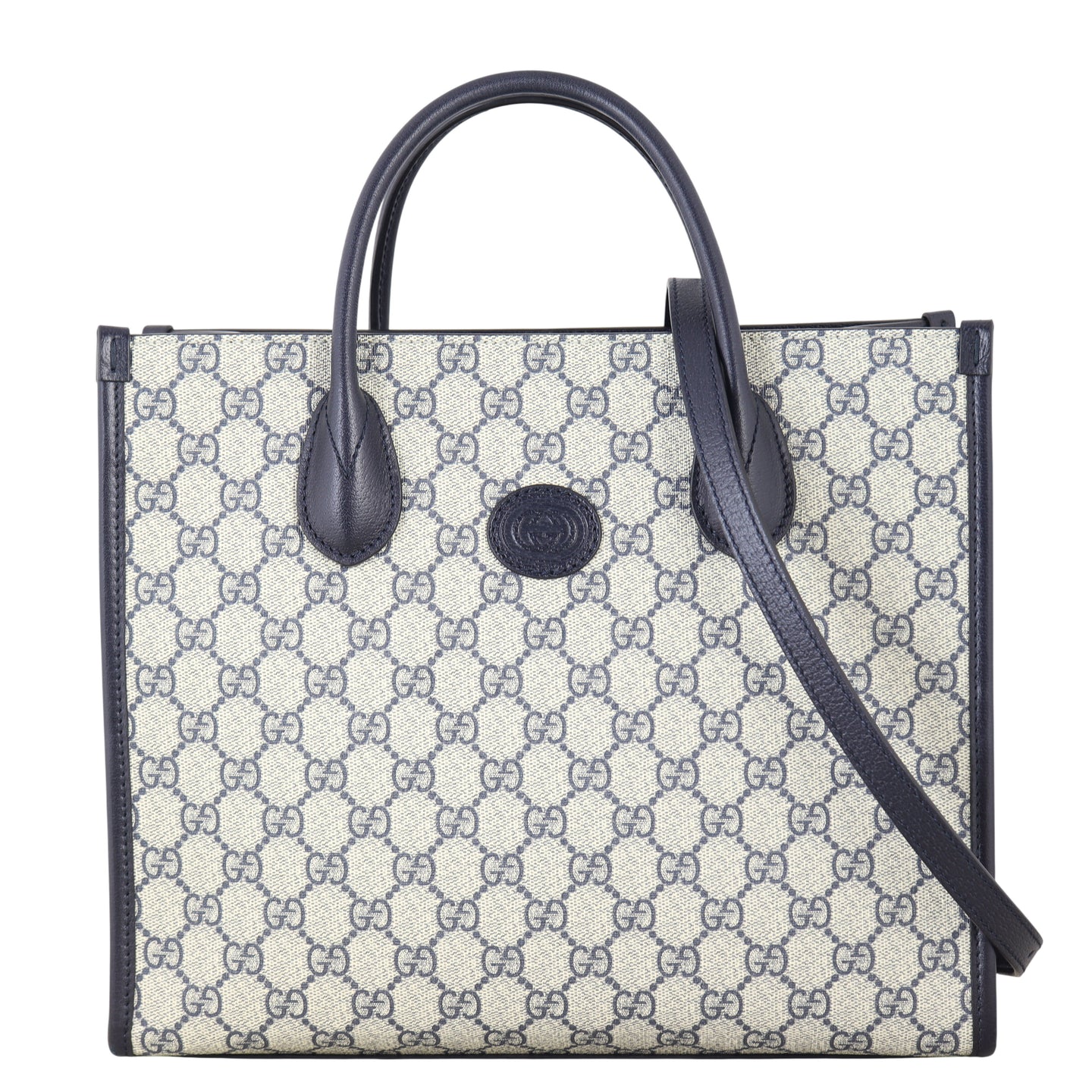 Gucci GG Supreme Interlocking G Tote Small