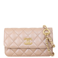 Chanel CC Buckle Clutch with Chain
