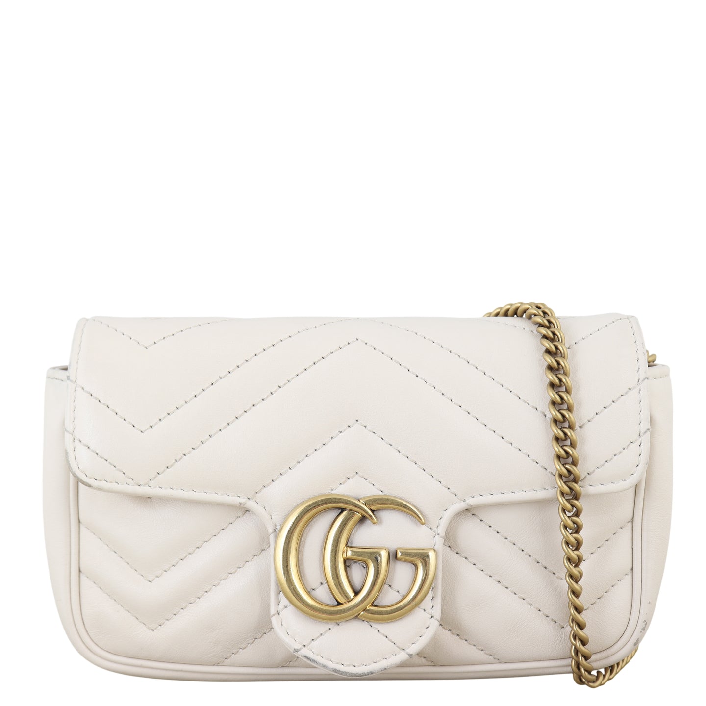 Gucci GG Marmont Matelasse Super Mini Shoulder Bag