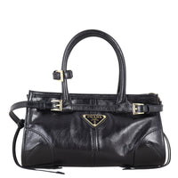 Prada Vitello Shine Bonnie Shoulder Bag Mini