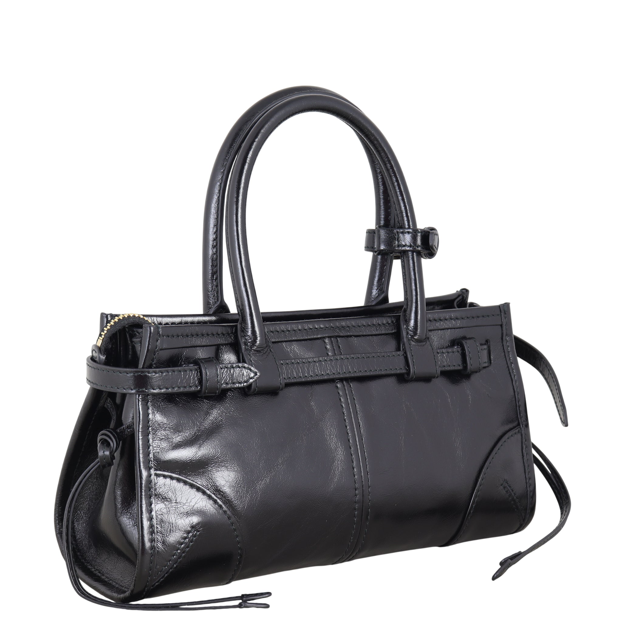 Prada Vitello Shine Bonnie Shoulder Bag Mini