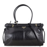 Prada Vitello Shine Bonnie Shoulder Bag Large