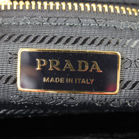 Prada Vitello Shine Bonnie Shoulder Bag Large