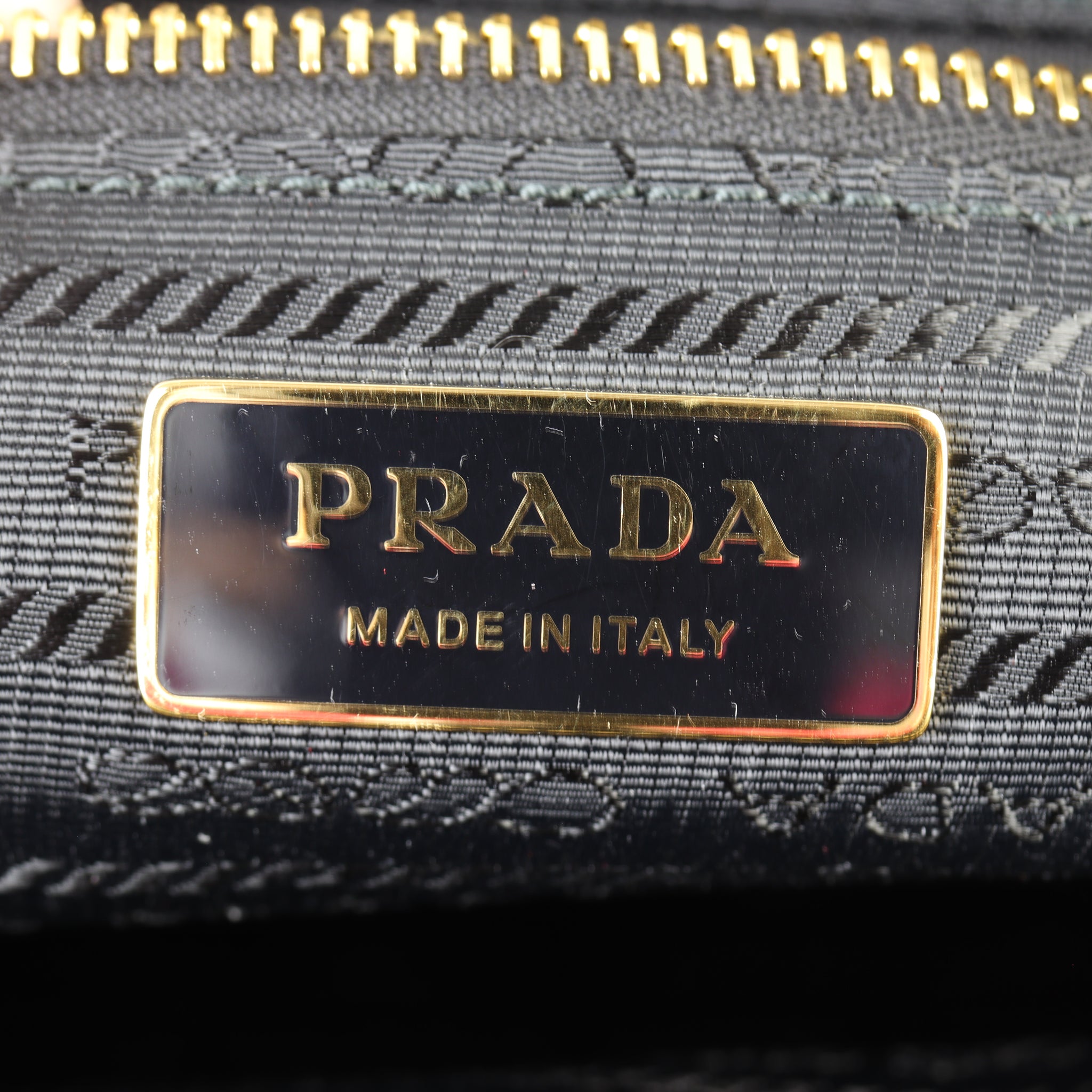 Prada Vitello Shine Bonnie Shoulder Bag Large
