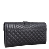 Saint Laurent Monogram Mix Matelasse Envelope Wallet