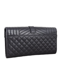 Saint Laurent Monogram Mix Matelasse Envelope Wallet