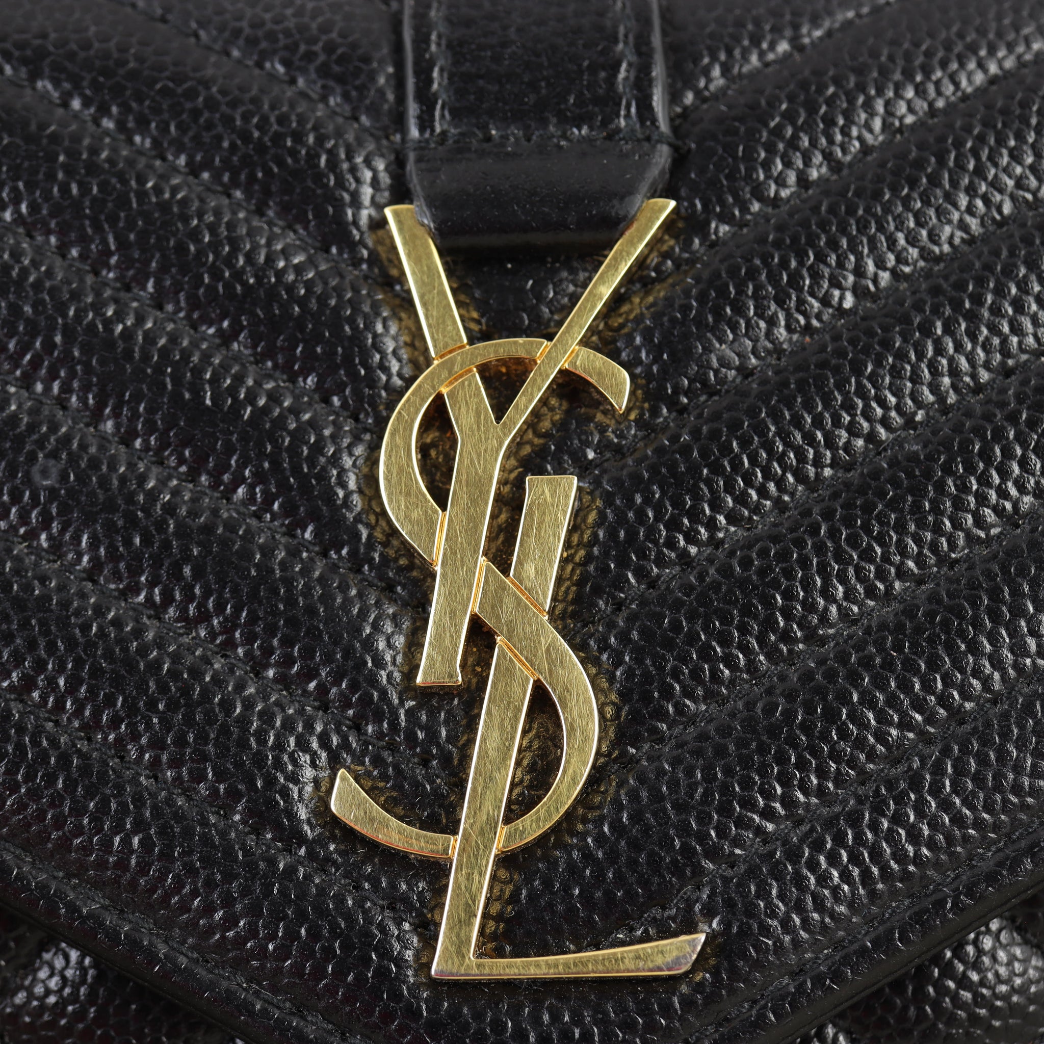 Saint Laurent Monogram Mix Matelasse Envelope Wallet