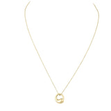Tiffany & Co Elsa Peretti Eternal Circle 18k Yellow Gold Pendant Necklace