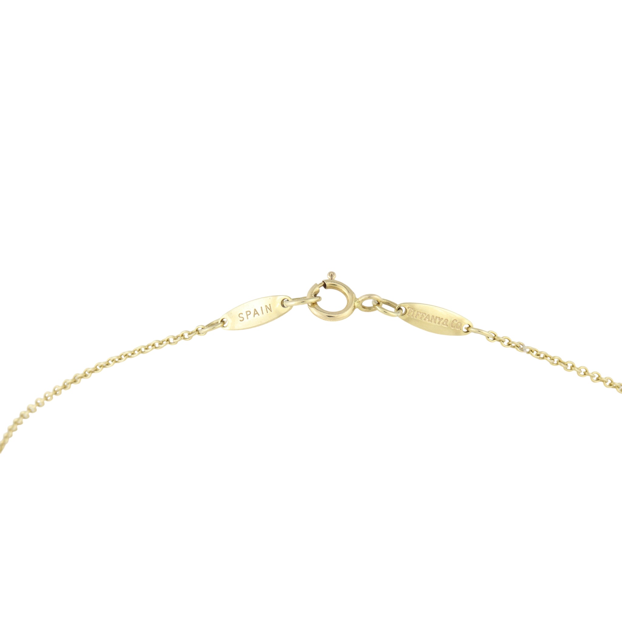 Tiffany & Co Elsa Peretti Eternal Circle 18k Yellow Gold Pendant Necklace