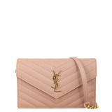 Saint Laurent Cassandre Envelope Chain Wallet