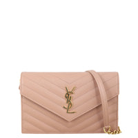 Saint Laurent Cassandre Envelope Chain Wallet