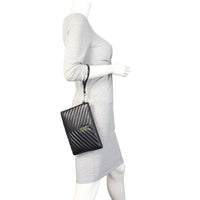 Saint Laurent Cassandre Monogram Matelasse A5 Pouch