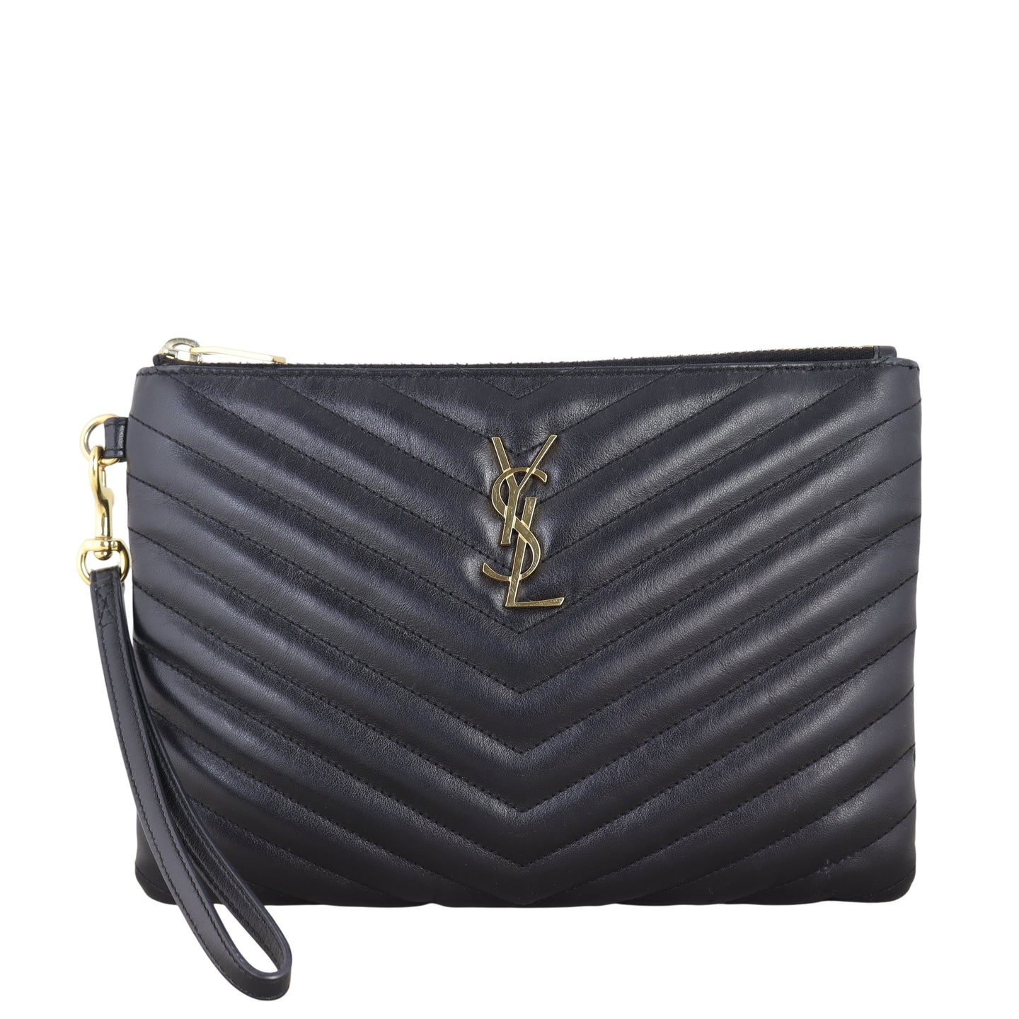 Saint Laurent Cassandre Monogram Matelasse A5 Pouch