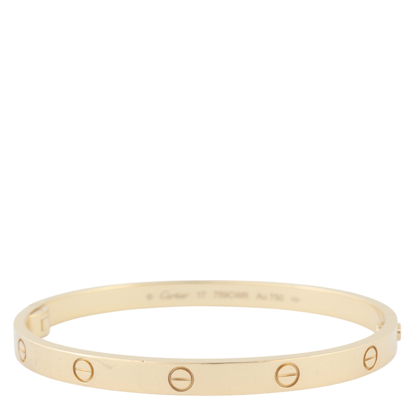 Cartier Medium Love Bracelet 18k Yellow Gold