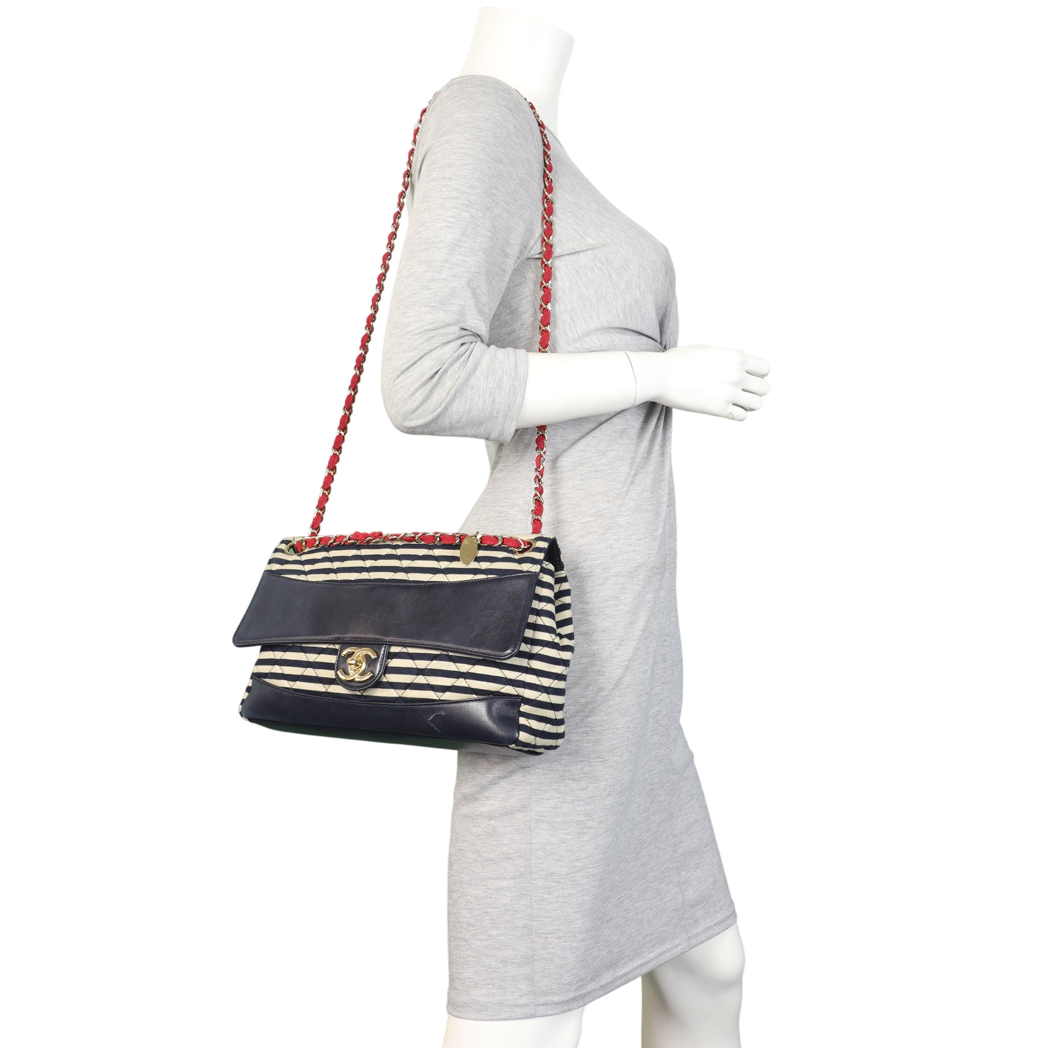 Chanel Coco Sailor Flap Jumbo Jersey