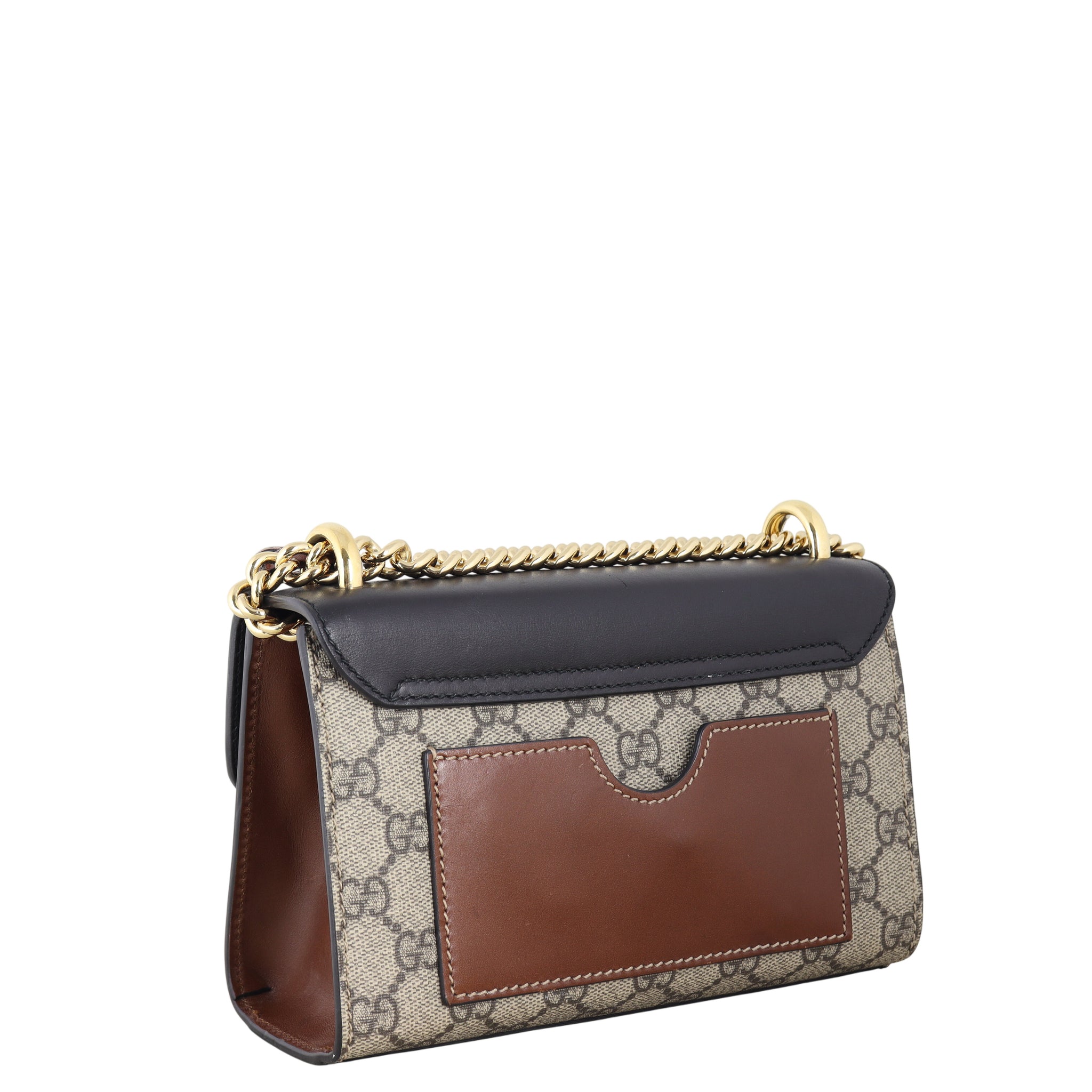Gucci GG Supreme Padlock Small Shoulder Bag