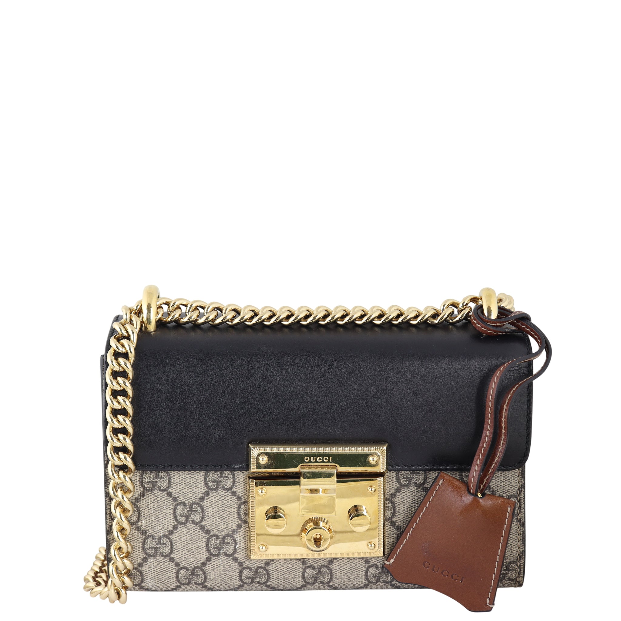 Gucci GG Supreme Padlock Small Shoulder Bag