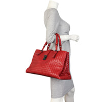 Bottega Veneta Intrecciato Roma Bag Large