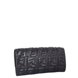 Fendi Baguette FF Embossed Wallet on Chain