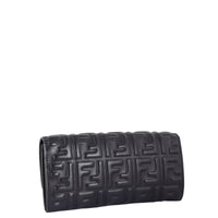 Fendi Baguette FF Embossed Wallet on Chain