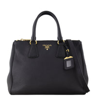 Prada Vitello Daino Double Zip Tote