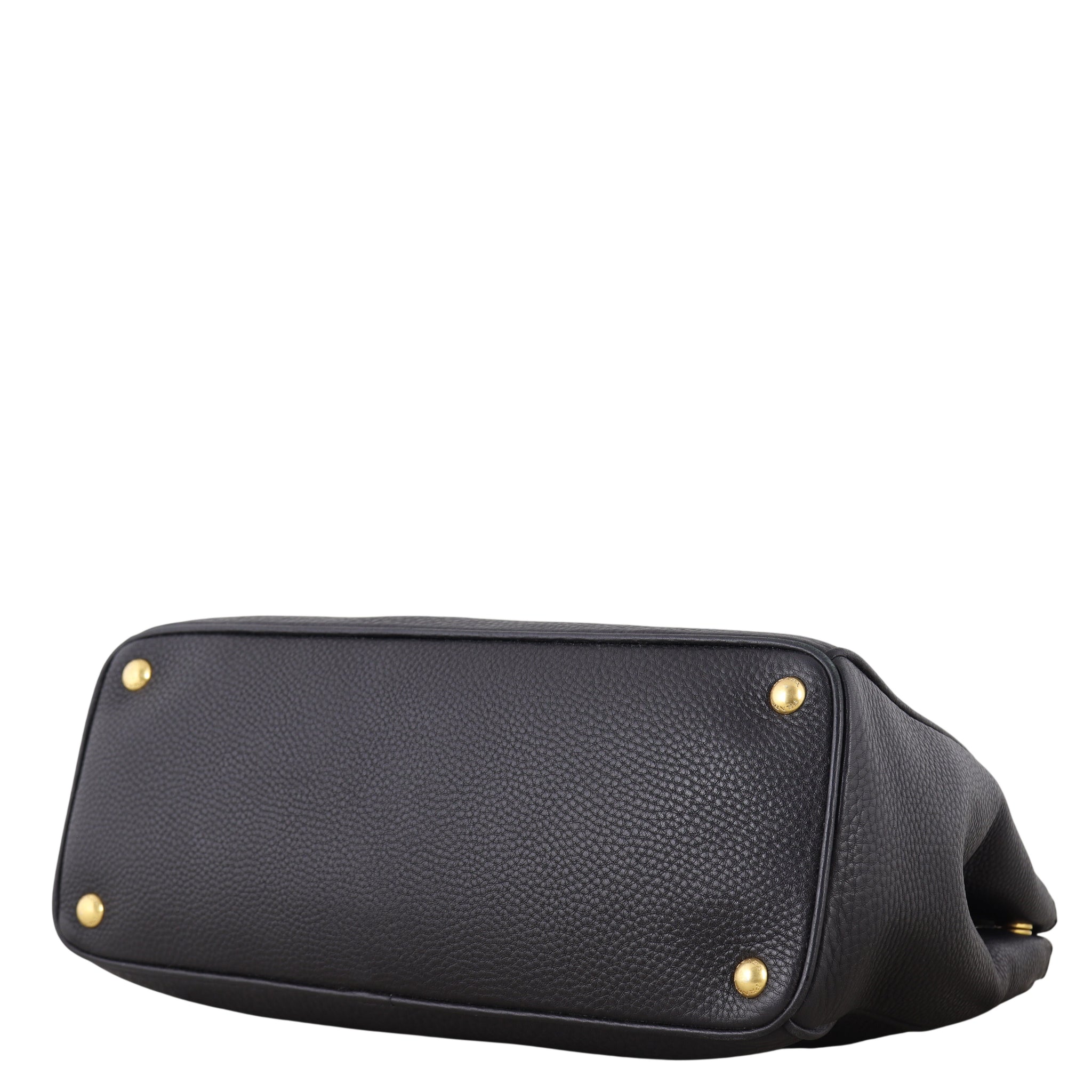 Prada Vitello Daino Double Zip Tote