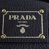 Prada Vitello Daino Double Zip Tote