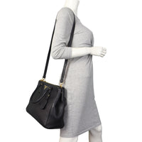 Prada Vitello Daino Double Zip Tote